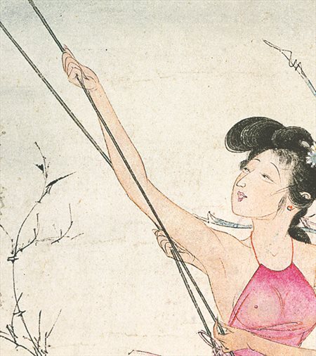 镇坪县-胡也佛的仕女画和最知名的金瓶梅秘戏图